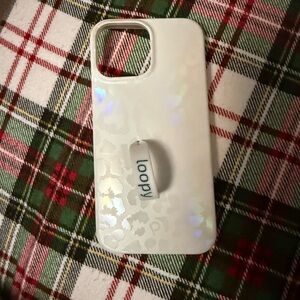 Loopy Case Iridescent White Phone Case